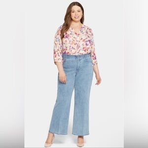 NWT NYDJ Women’s Waist-Match™ Major Wide Leg Jeans